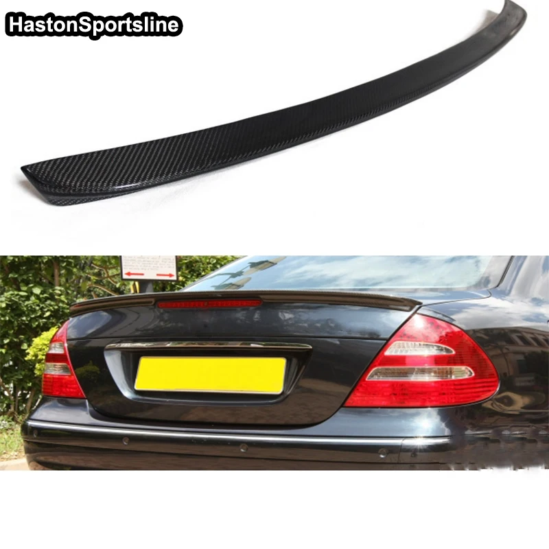 

A style Mercedes W211 Carbon fiber Rear Trunk Spoiler Wing for Benz W211 E class E320 2003~2009
