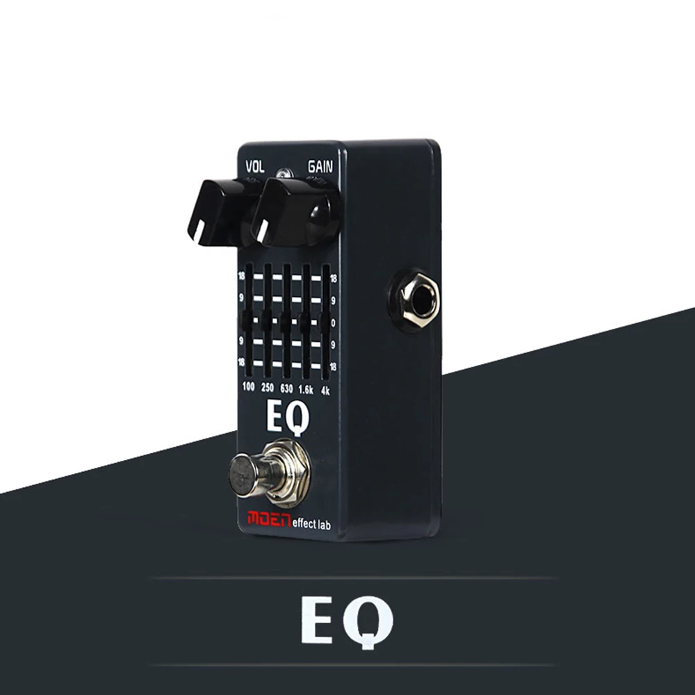 Эквалайзер для электрогитары MOEN разделяет звук на разные Частотные диапазоны |