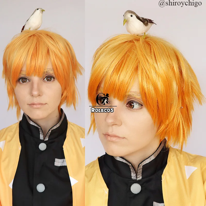 Волосы для косплея ROLECOS из аниме рассекающий демонов Короткие кимочки агатсума
