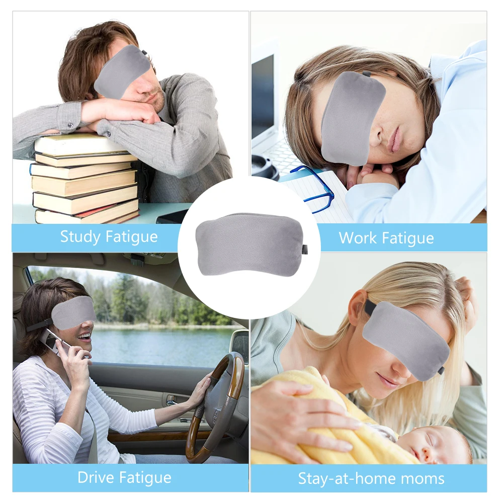 

Heated Eye Mask Cold & Warm Eye Compress Aroma Therapy Dry Eyes Dark Circles Eye Bags Stye Headache Reliever Sleep Aid Fast Ship