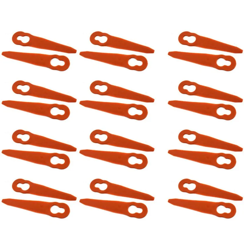 Сменные лезвия для триммера Stihl комплект из 24 Пластиковых резаков стрижки травы