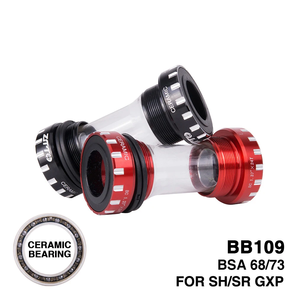 

Bicycle BB Bottom BB109 Ceramic Bearing Bottom Threaded Bycicle Parts Mountain Bike Threaded Bottom