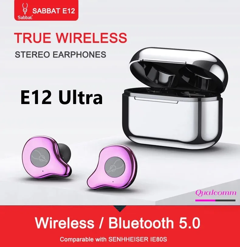 Sabbat E12 ультра Bluetooth 5,0 TWS Беспроводные наушники с зарядным устройством мини портативные невидимые наушники водонепроницаемые стерео TWS PK X12