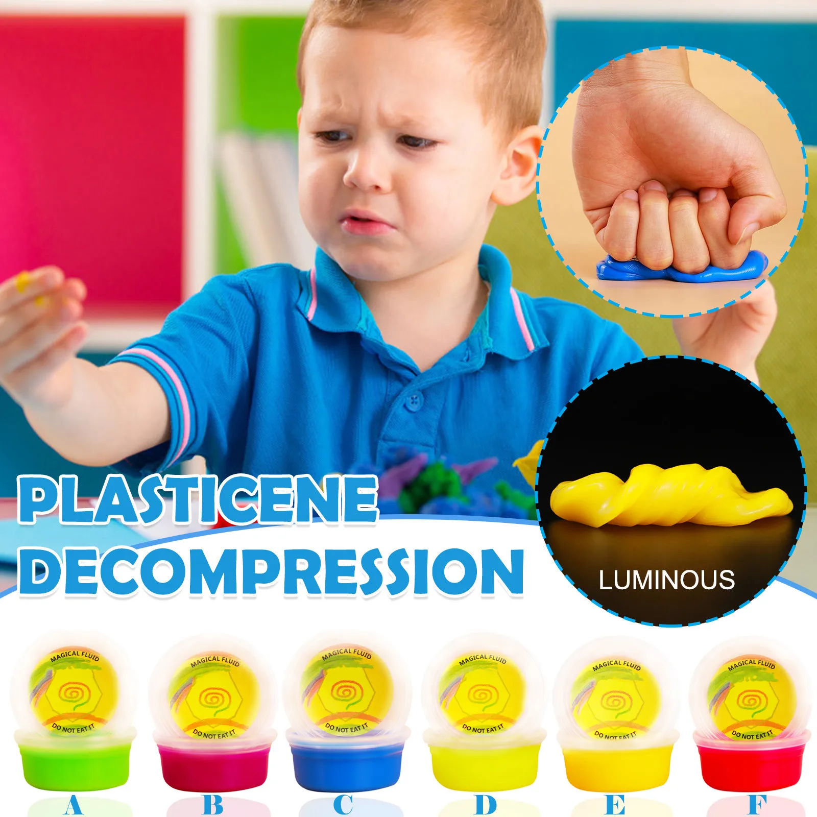 

Декомпрессионная игрушка, прыгающий пластилин, декомпрессионная игрушка «сделай сам», не новый тонический жидкий силиконовый слайм, фидже...