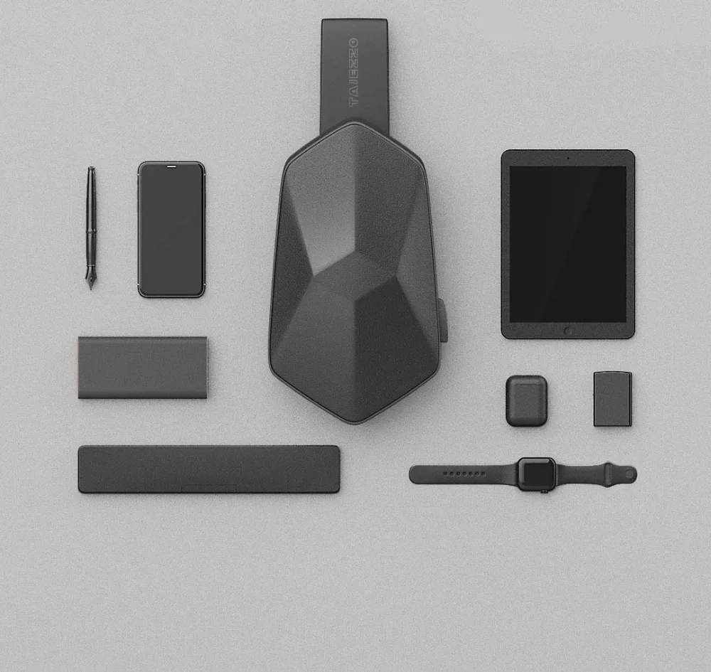 Xiaomi BEABORN рюкзак USB портативный нагрудный пакет полиэтиленовая сумка спортивная индивидуальная упаковка для мужчин и женщин