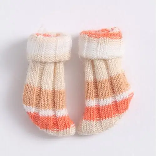 stripe 2 1 пара, мода 1/6, кукольные носки для OB11 obitsu 11 Holala Blyth Doll, короткие носки для куклы, аксессуары для обуви - Цвет: stripe 2