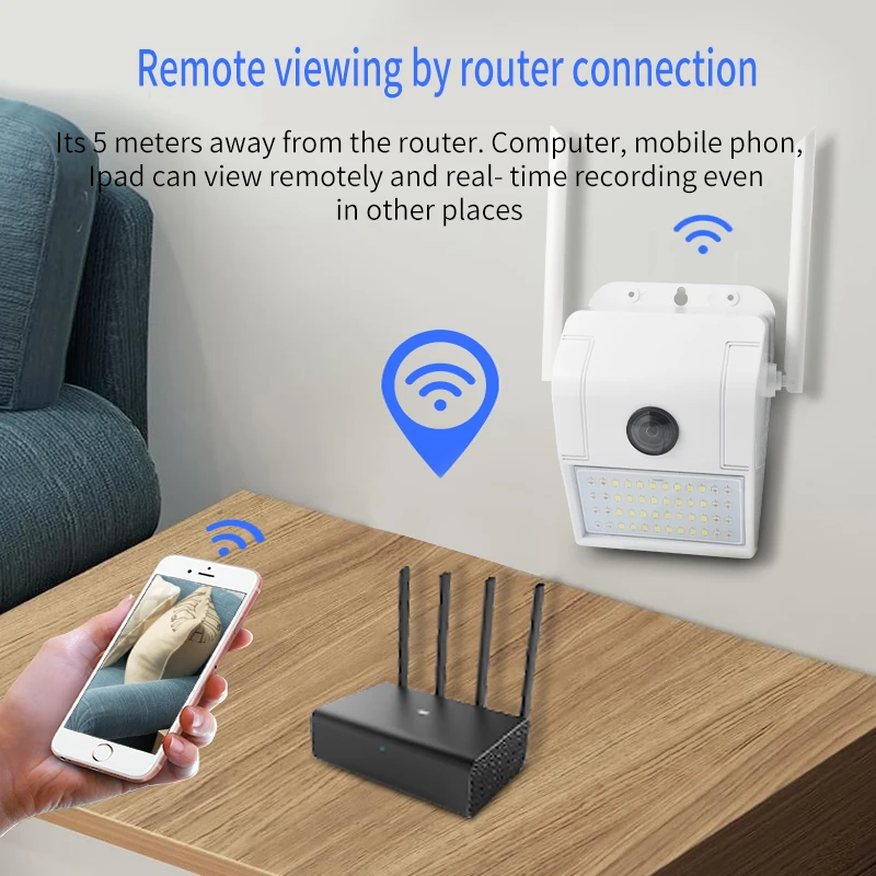 Мини WiFi 1080P PTZ IP камера приложение дистанционное управление широкоугольная настенная лампа скорость Купол CCTV камеры безопасности s для наружного гаража сада