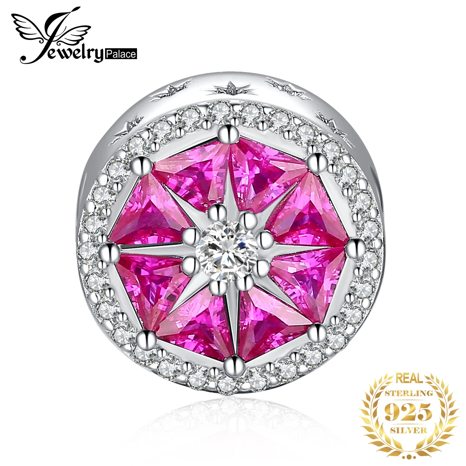 JewelryPalace грейпфрутовый ломтик серебряные бусины 925 пробы Подвески Серебро