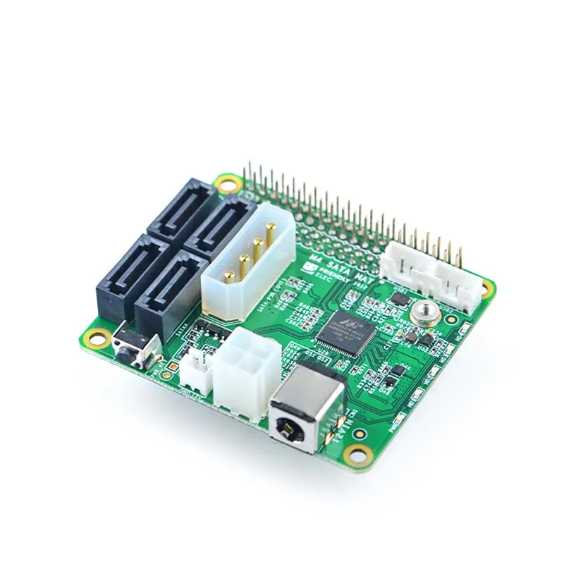 NanoPi M4 4x SATA HAT поддержка 6 Гбит/с/3 Гбит/с/1 5 Гбит/с встроенный разъем