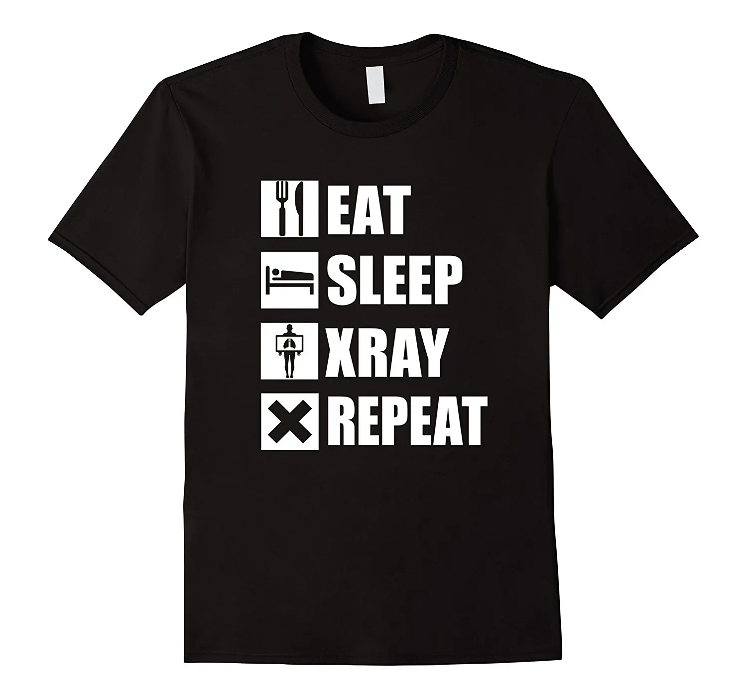 Футболка Eat Sleep Xray забавная футболка Rt Radiology X Ray Tech топы с рукавами Мужская новая