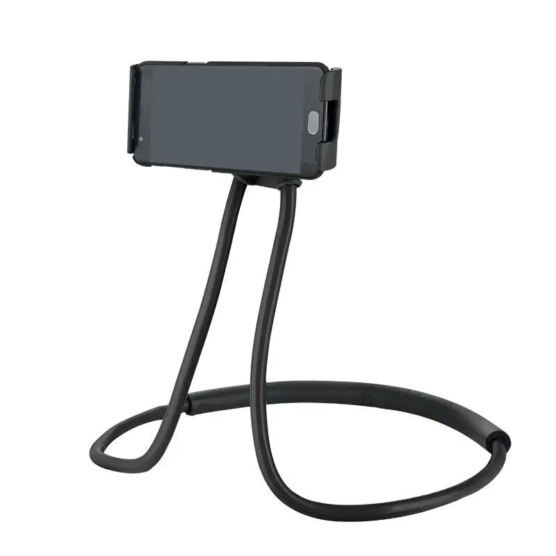 

2018 New Product Lazy Hangs Neck Mobile Phone Bracket 360 Flexible Mobile Phone Holder Car Phone Holder With Multiple Function