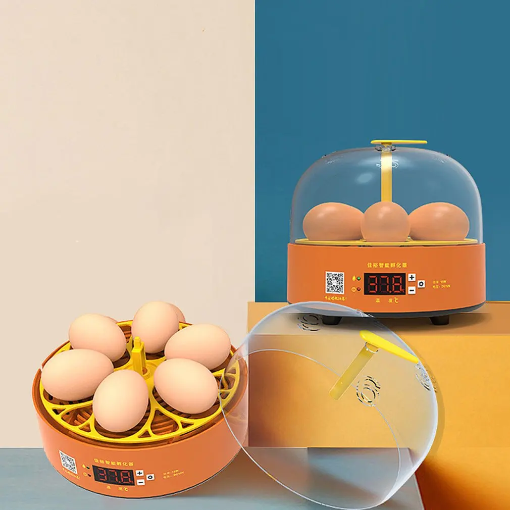 

Mini Digital 6 Eggs Incubator Automatic Temperature Brooder Chicken Duck Bird Egg Hatcher Farm Poultry Hatchery Machine