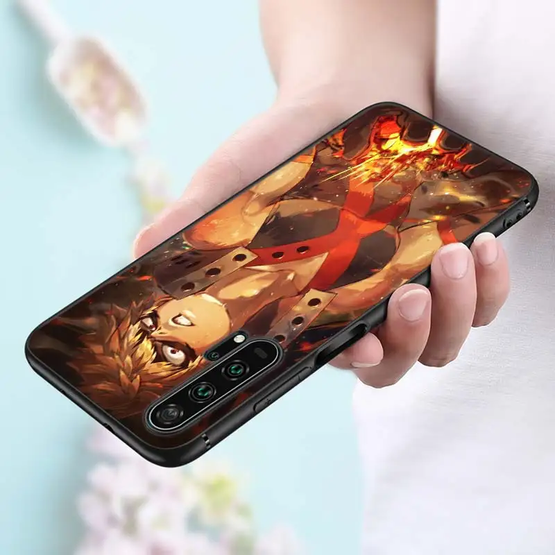 Черный силиконовый чехол My Hero Academy аниме для huawei Honor 10i 9X8X20 10 9 Lite 8 8A 7A 7C Pro Lite чехол для телефона