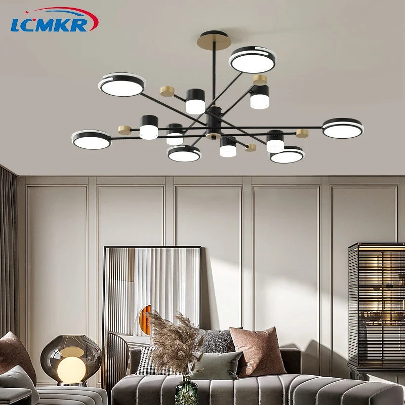 

Modern led chandelier Minimalist home living bedroom dining room study Ceiling chandelier indoor lighting decoration lamps