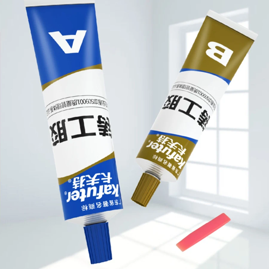 

High Temperature 100g KAFUTER AB Glue Metal Repair Glue Cast Iron Steel Strength Repairing Adhesive Waterproof Transparent Quick