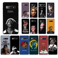 maiyaca rapper 2pac tupac phone case for samsung s10 21 20 9 8 plus lite s20 ultra 7edge