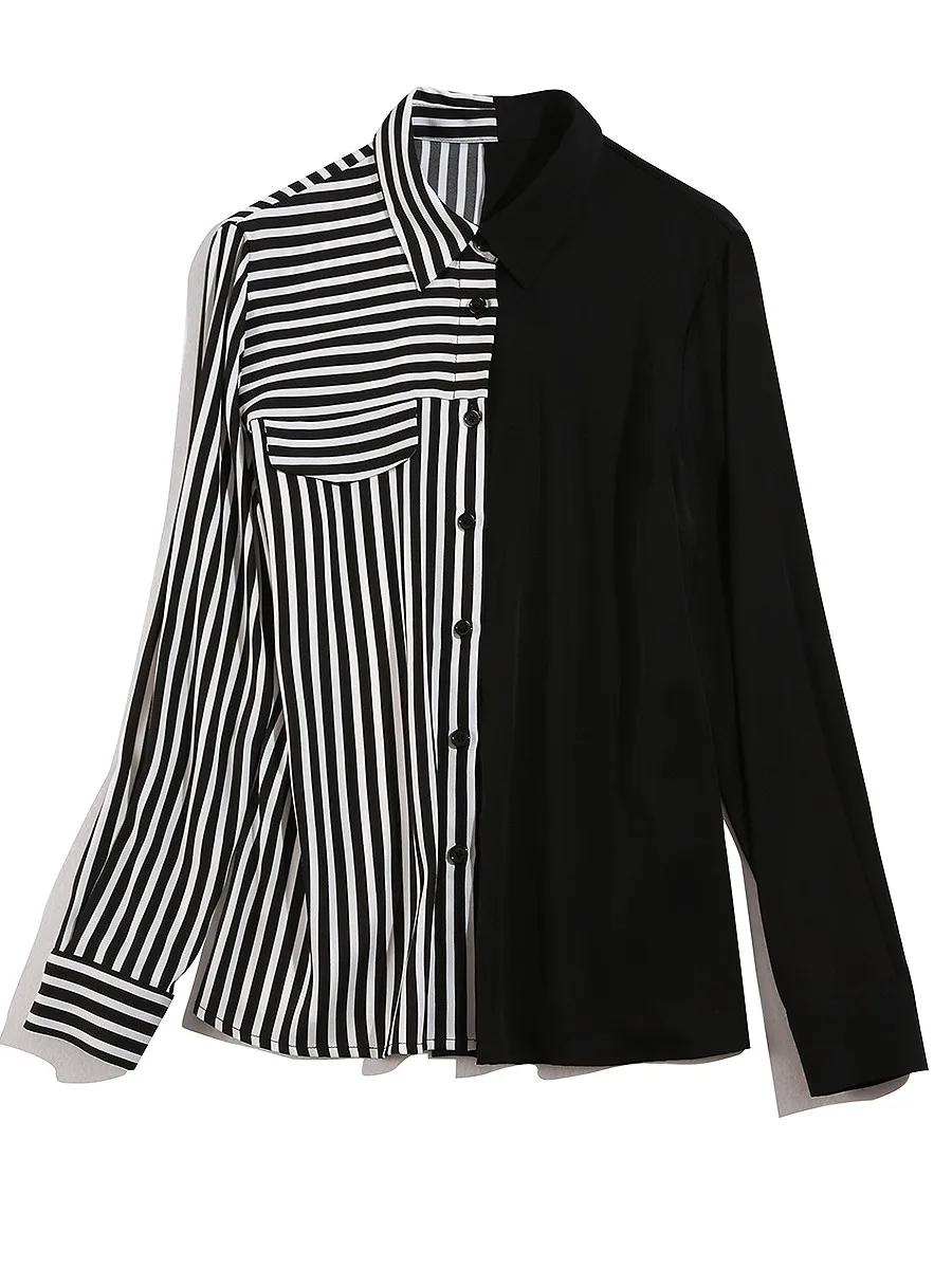 

2021 New Zebra Pattern Womens Tops And Blouses Long Sleeve Bluzki Damskie Women's Shirts Black Tunika Koszula Damska