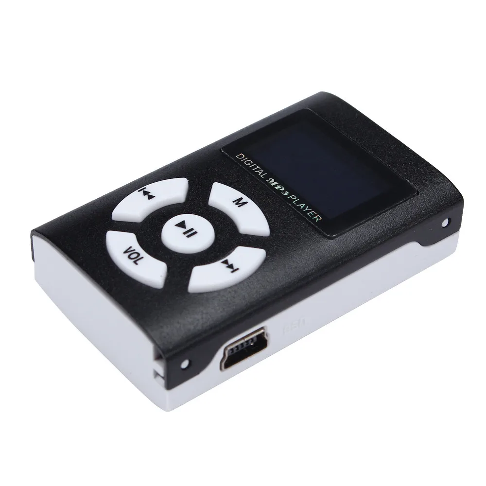 Hifi USB мини MP3 музыкальный плеер ЖК-экран Поддержка Micro SD TF карта Спорт Мода стиль Rechargeab синий зуб mp3-плеер