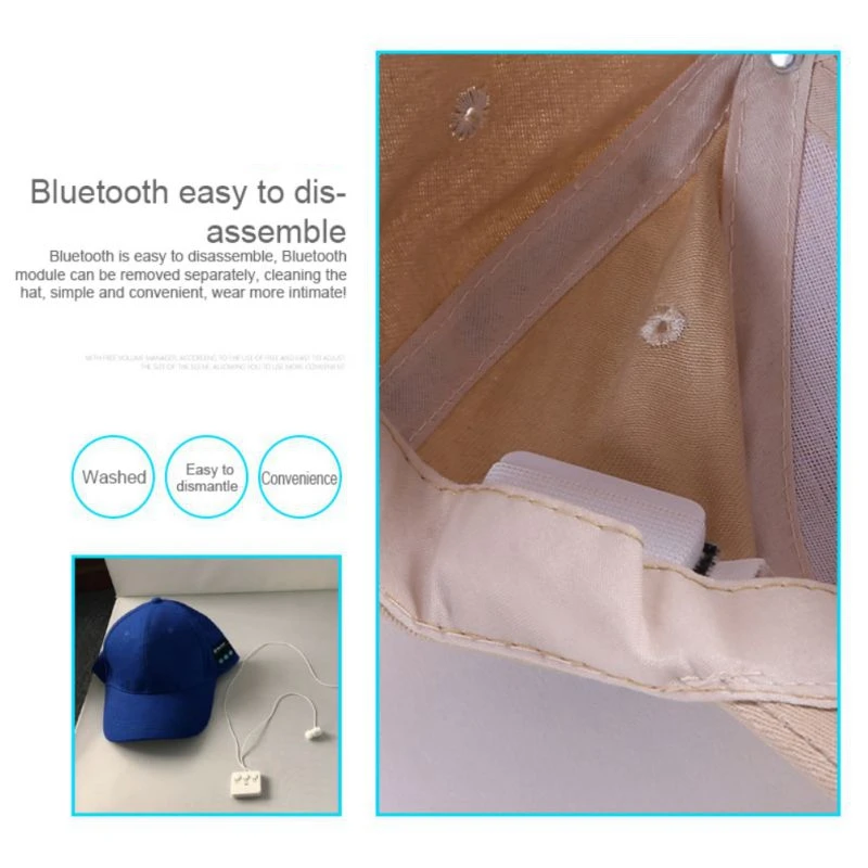 Модные наушники Bluetooth 5 0 гарнитура бейсболка беспроводные Летние головные уборы
