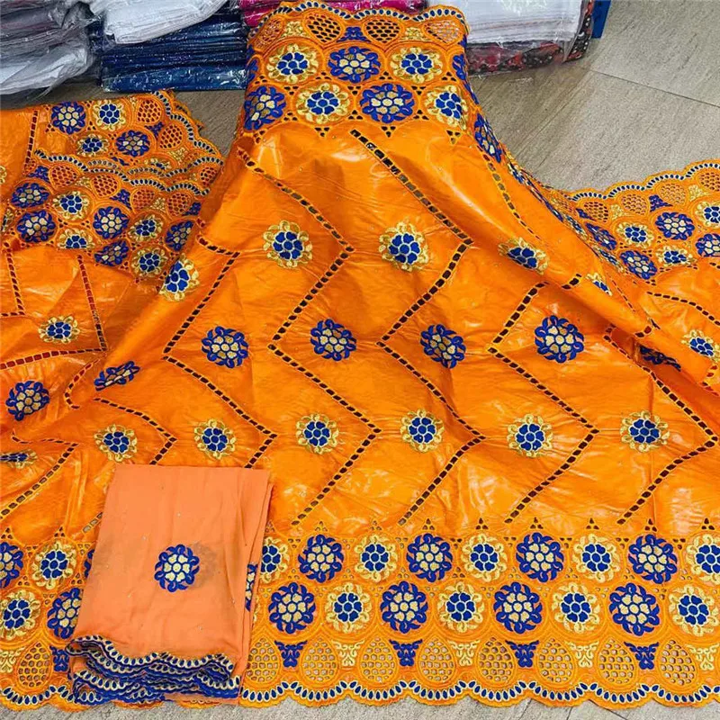 Новинка 2019 африканская ткань Базен риче с бисером шнур кружевная морская парча