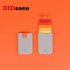 Новинка 2022, мини-держатель для карт DAX V2, тонкий портативный бумажный держатель, мужской кошелек с вытянутым дизайном, цветной наклон, кошелек для женщин с 5 короткими картами для денег