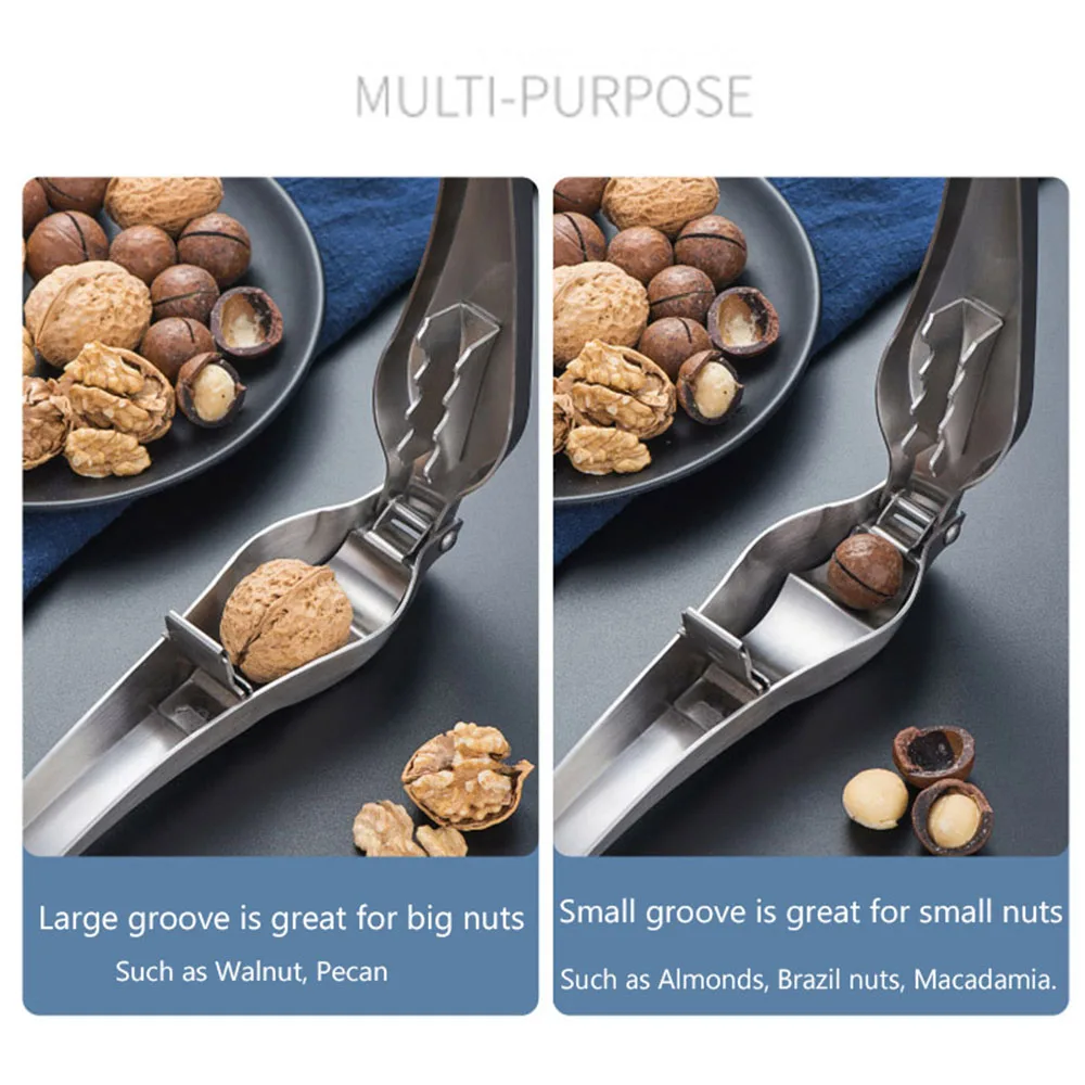 Щипцы для орехового ореха нержавеющая сталь| |