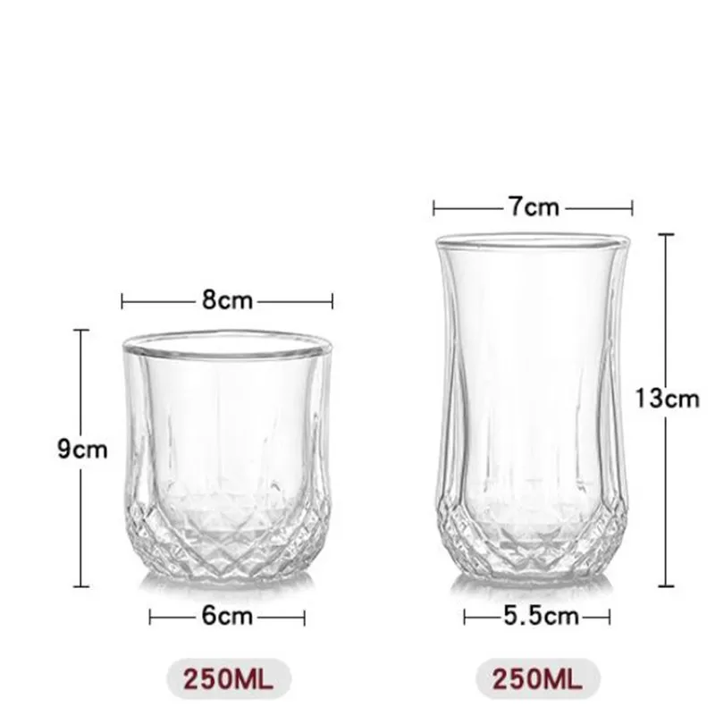 

Creative Glass Beat Whisky Cocktail Drink Glass Wine Coffee Milk Drink Tea Cup Bar Glass