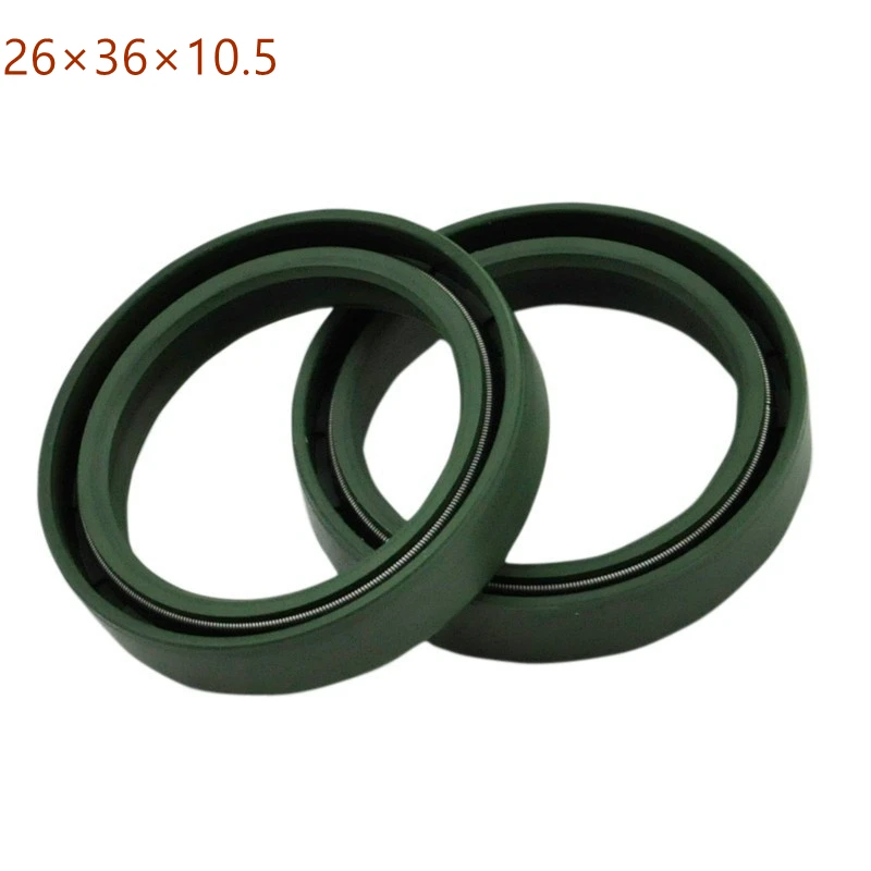 

26*36*10.5 Motorcycle Front Fork Damper Oil Seals Set for Yamaha DT80 1981 1982 1983 LP50P Chappy
