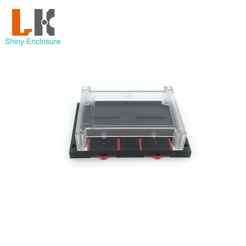 

Прозрачный корпус для DIN-рейки LK-PLC04 ABS/PC пластик 145x90x40 мм