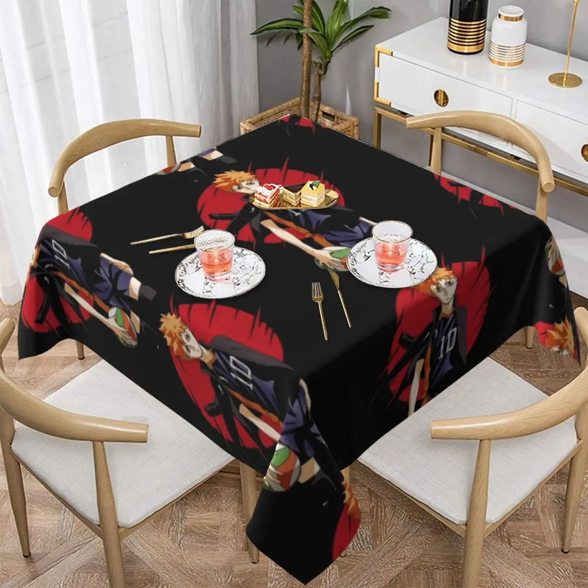 

Haikyuu Tablecloth Protector Buffet Table Cover Elegant Printed Polyester Wholesale Table Cloth