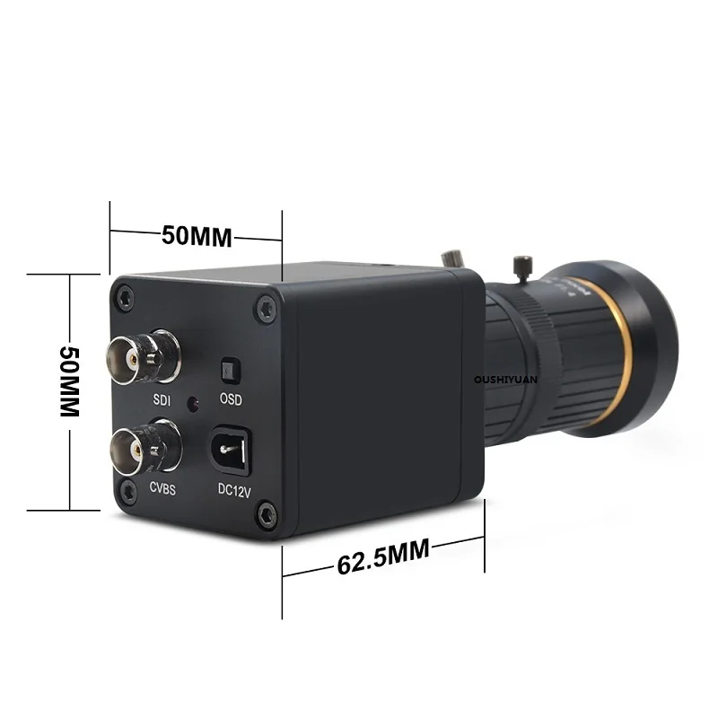 CCTV промышленное вещание HD SDI 2.0MP 1080P 50i/60i 60fps/50fps объектив 5 50 мм коробка
