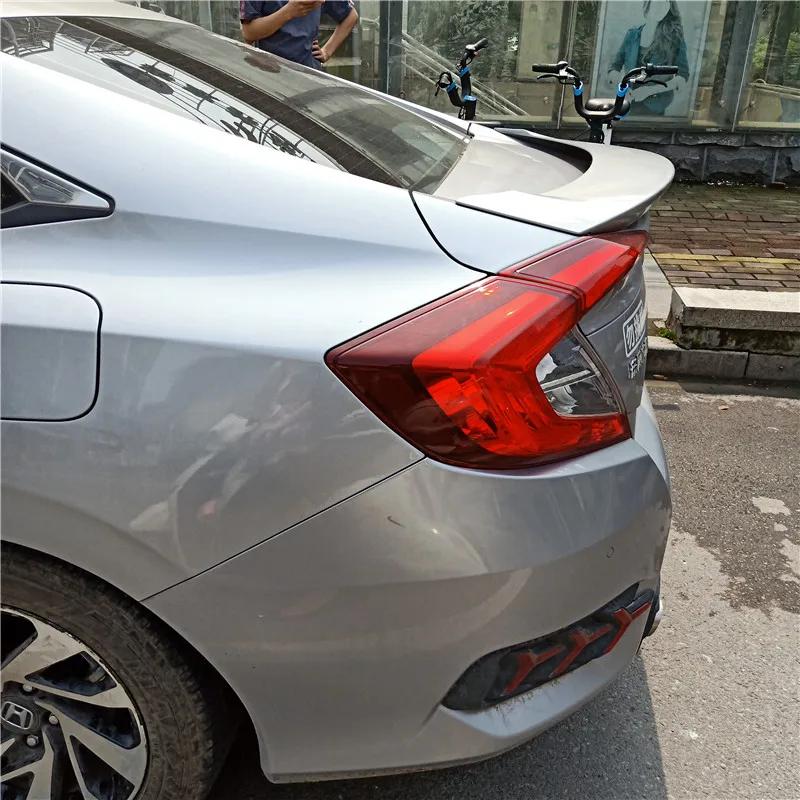Спойлер для Honda Civic 2016 2017 2018 2019 высокое качество абс материал заднее крыло