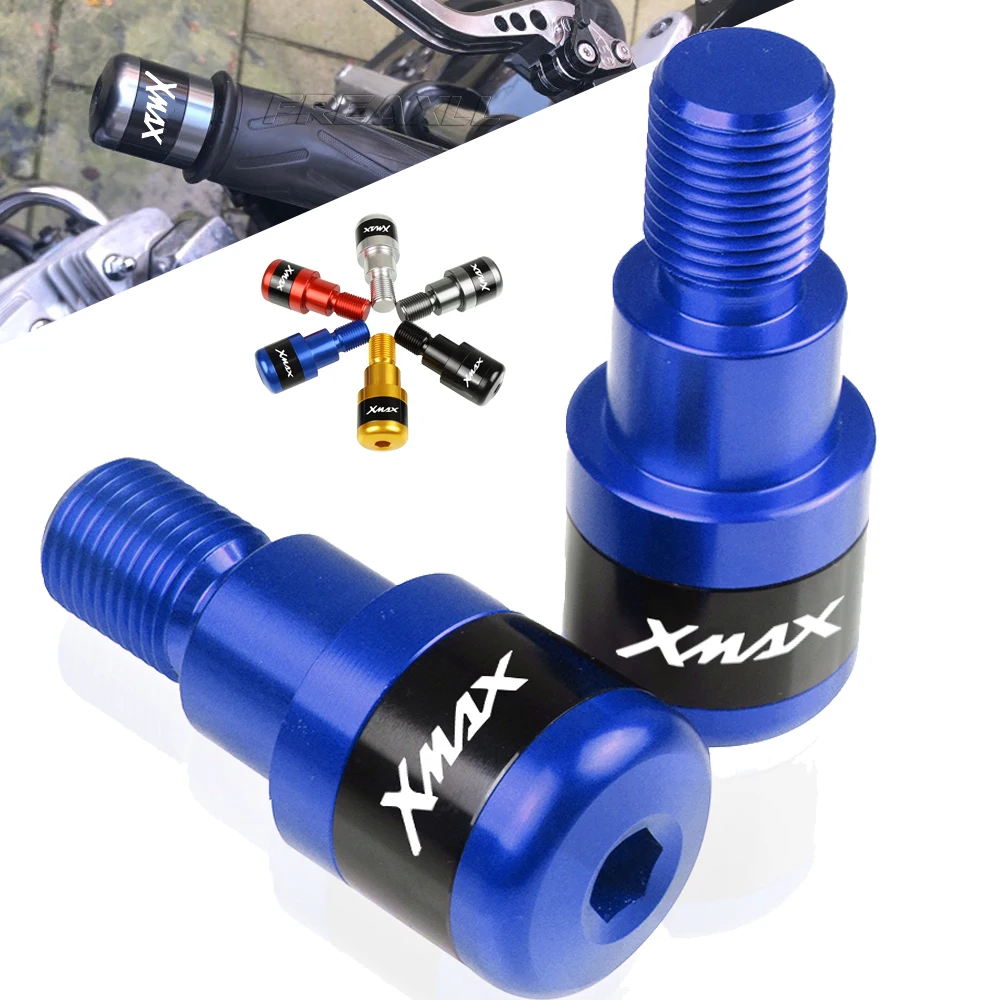 LOGO XMAX для Yamaha X MAX X-MAX 250 2009-2019 2012 2013 2014 2015 2016 ручки мотоцикла концы руля Ручки Конец |