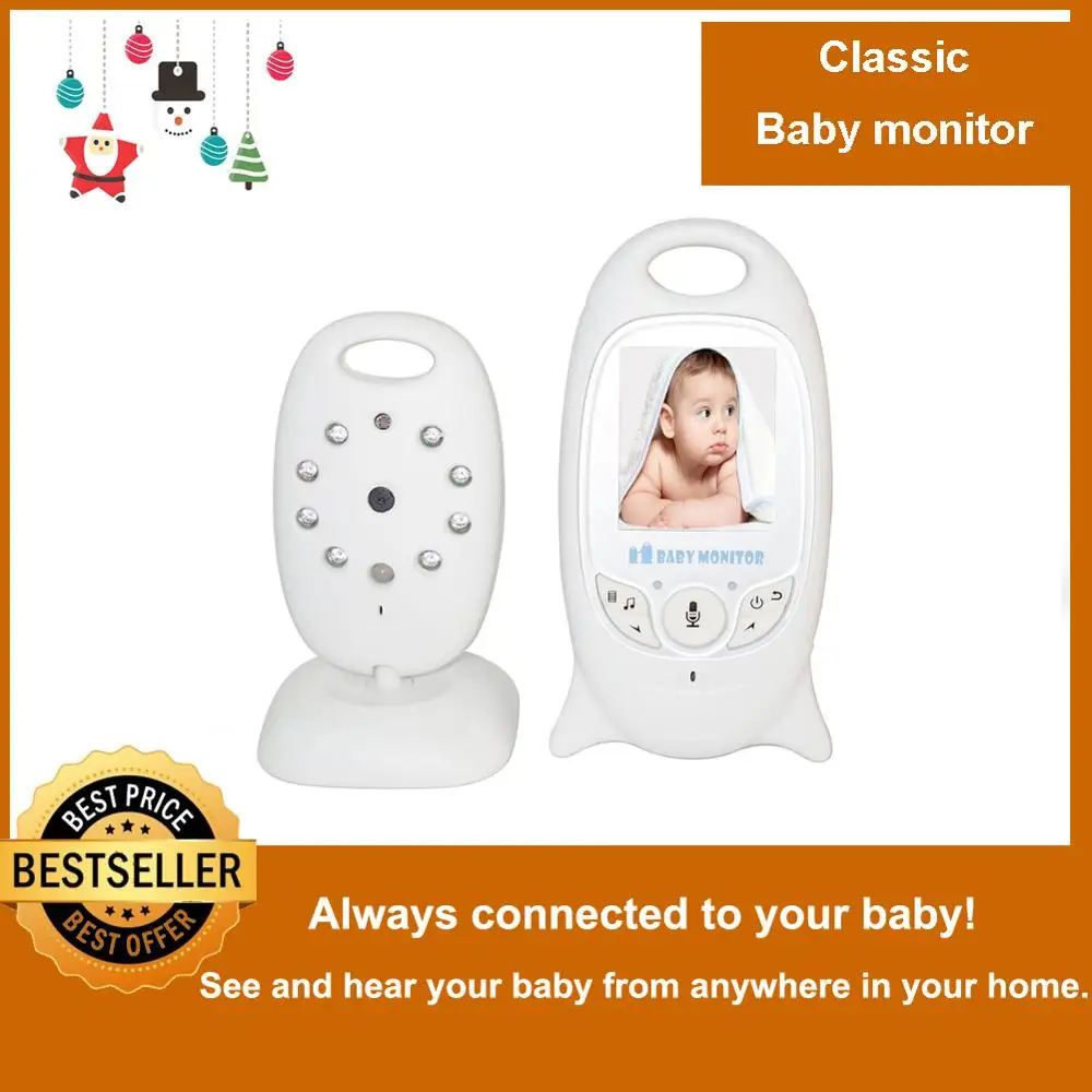 2.0 Inch Audio Wireless Baby Phone Security Camera VB601 Temperature Monitoring 2 Way Talk Infrared Night Vision Baby Monitor