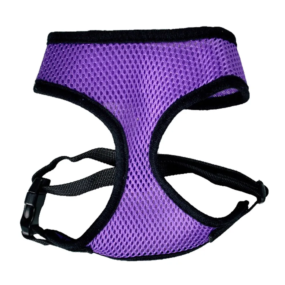Регулируемая мягкая воздухопроницаемая шлейка для собак нейлоновая сетчатая