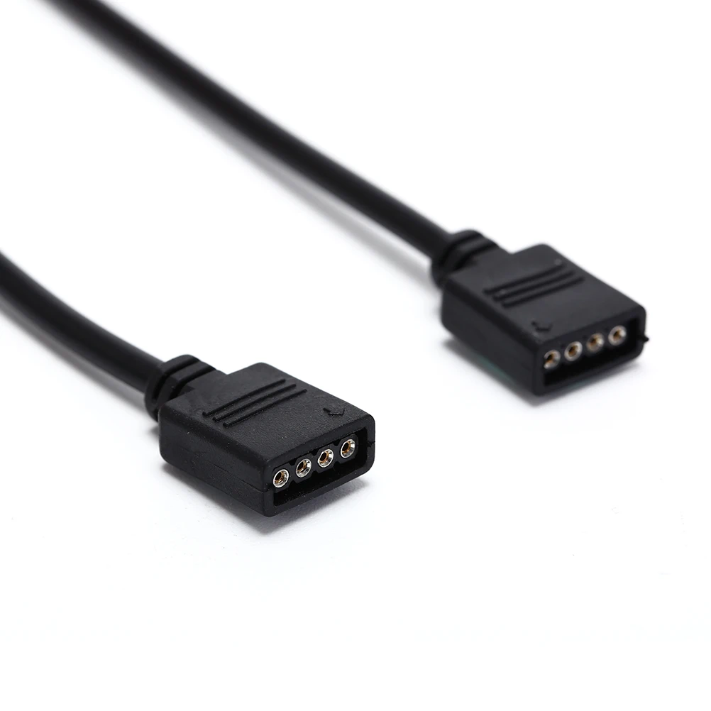 Новый RGB светодиодный кабель-удлинитель + 4-контактный разъем 1 м для SMD 5050 3528