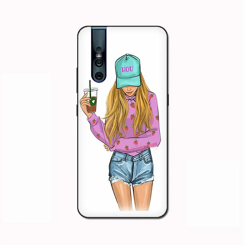 B6 С надписью Best Friends Matching ТПУ чехол для телефона для VIVO Y11 V15 S1 V11 Y83 Pro V9 V7 V5 Y17 Y55s Y69 Y71 Y81s Y91C Y93 Y66 X9s - Цвет: B6