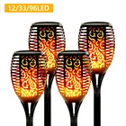 Водонепроницаемый светодиодный фонарик на солнечной батарее, садовый декоративный Ландшафтный фонарь для газона, нарусветильник фонарь, 12 3396 светодиодов