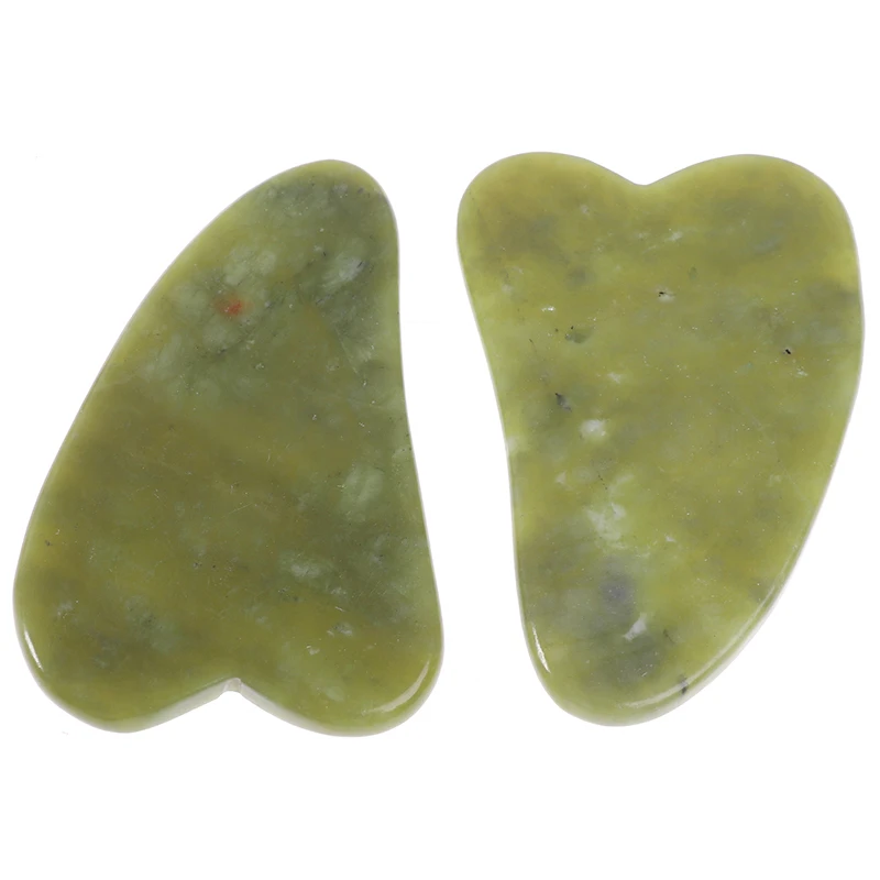

1Pcs Gua Sha Board Scraper Natural Quartz Jade Stone Guasha Massage Tool Facial And Body Treatment Scraping Care Healthy Massage