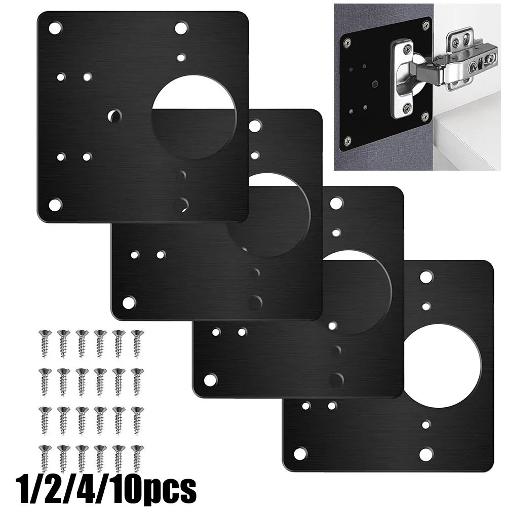 

Stainless Steel Thickened Hinge Fixed Mounting Plate Cabinet Door Repair Side Plate Damage Repair Plate Hinge Mounting Plate