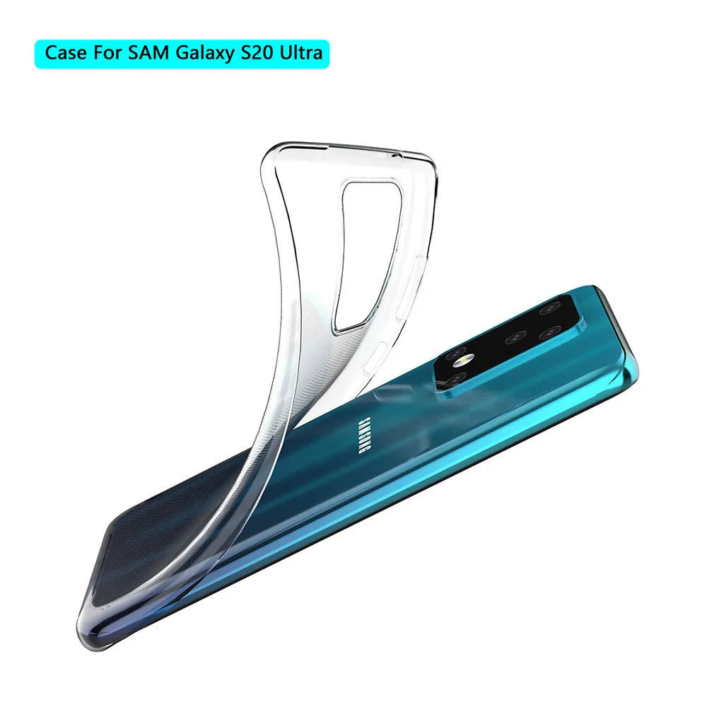 Для Samsung Galaxy S20 чехол тонкий мягкий прозрачный высокий TPU Чехлы для Plus Ultra 5G S 20 |