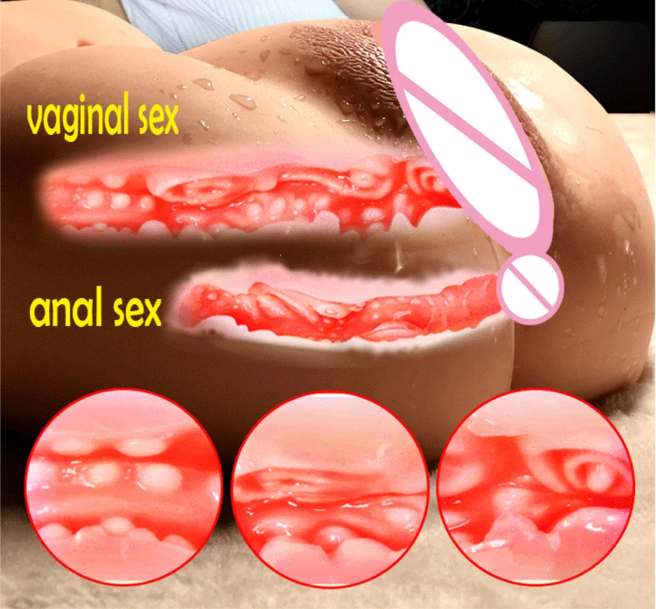 Мужской мастурбатор Супер реалистичная большая попа инструмент 3D для