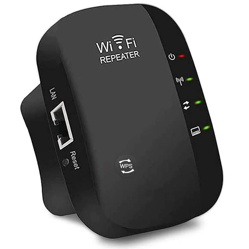 

Расширитель диапазона Wi-Fi, усилитель сигнала Wi-Fi 2,4 ГГц, диапазон до 300 Мбит/с, поддержка режима повторителя/точки доступа, вилка стандарта Ве...