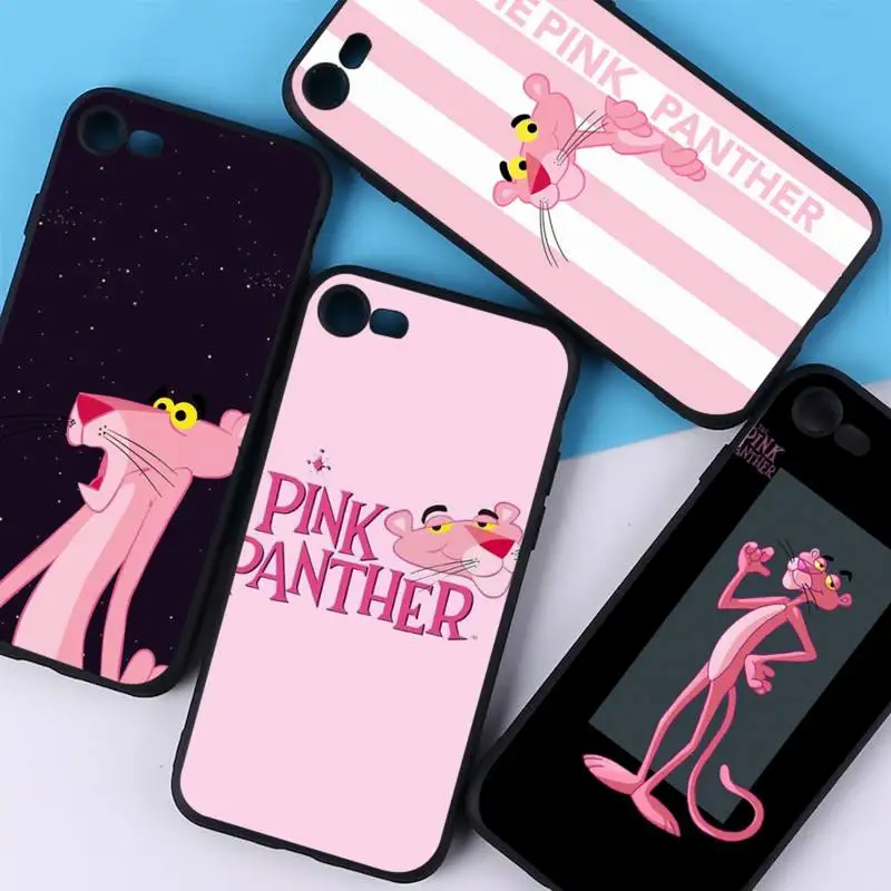 Милый мультяшный чехол YNDFCNB для телефона с розовой пантерой iPhone 11 12 pro XS MAX 8 7 6 6S Plus X