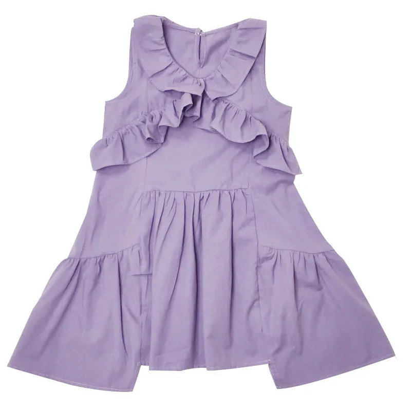 Платья для девочек летняя стильная одежда платья Vestido маленьких воротник моряка