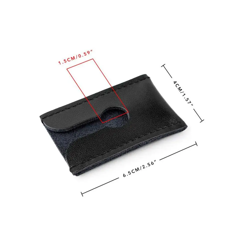 Защитный чехол QSHAVE из натуральной кожи с двойным краем | Красота и здоровье