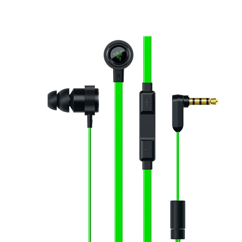 

Hammerhead V2 Pro 3.5mm In-ear headphone Volume Controls wired fob Earphone With Mic headset Gaming for razer hammerhead pro v2