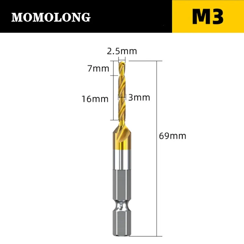

Сверла для метчиков CHUJIN M3 M4 M5 M6 M8 M10