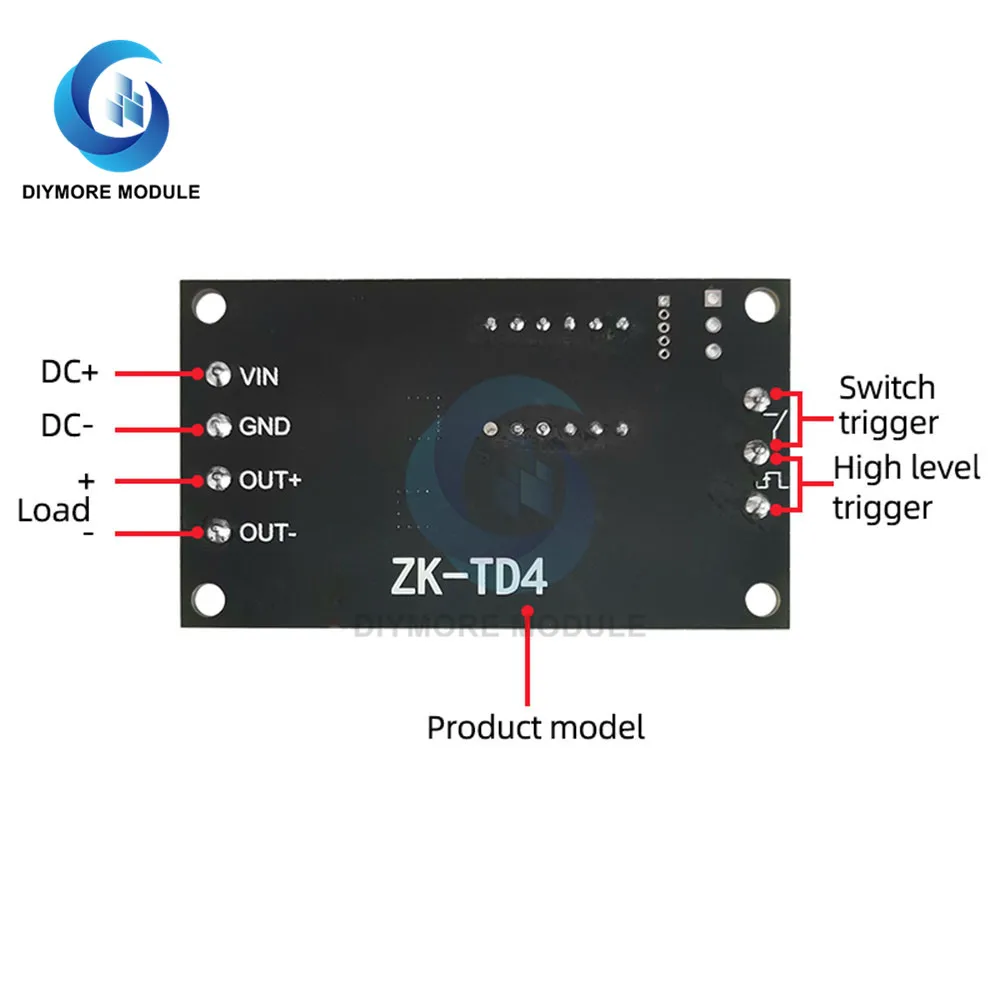 5 В 12 24 постоянного тока релейный модуль триггер цикла времени задержки реле 30V 15A