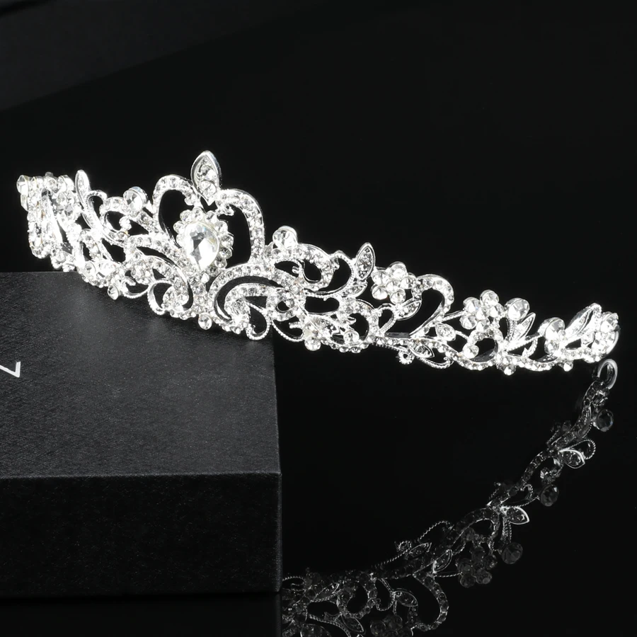 Wedding Bridal Prom Party Hair Accessories Comb Rhinestone Crystal Design Special Fashion Romantic Alloy Crown | Украшения и